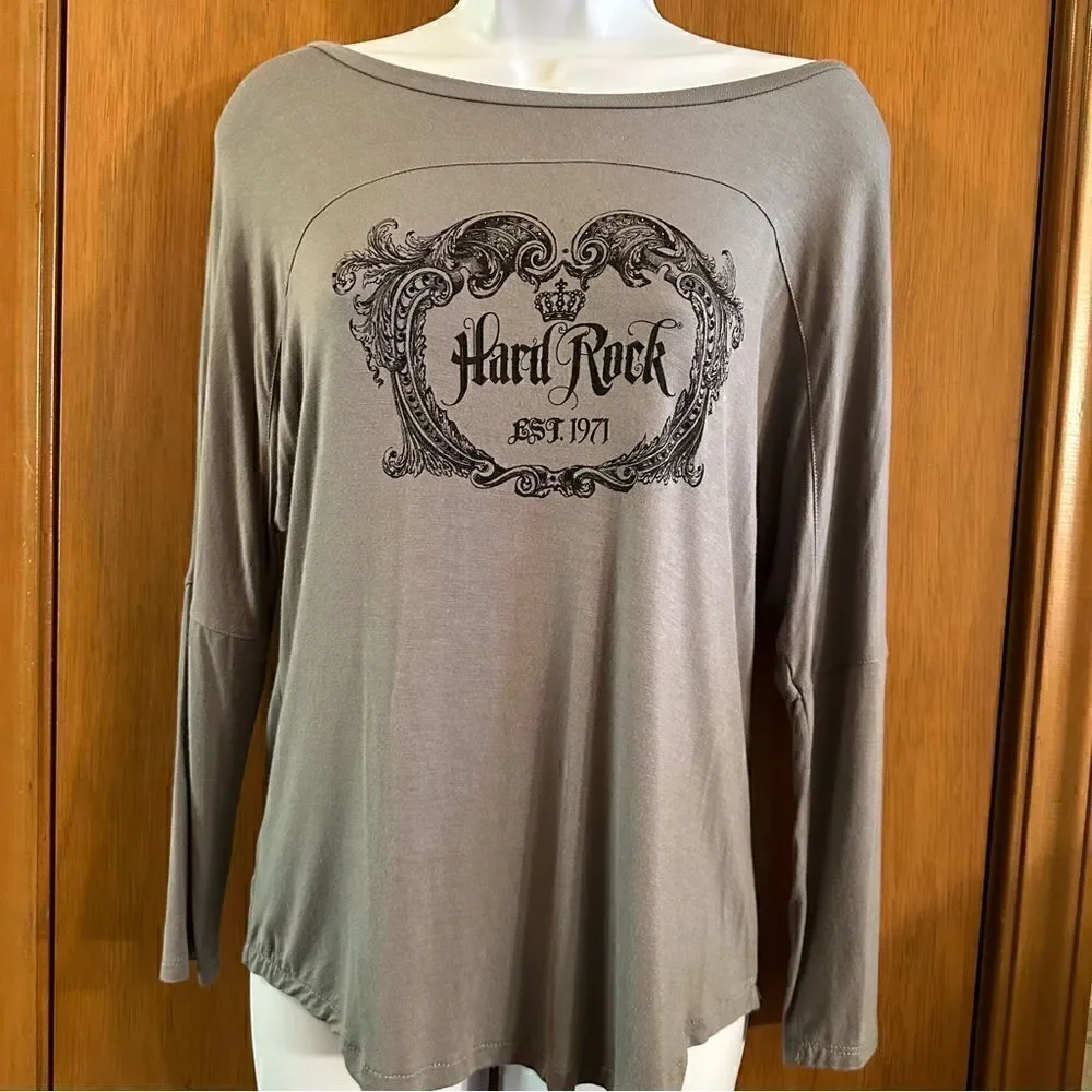 Hard Rock Couture grey Tee sz M